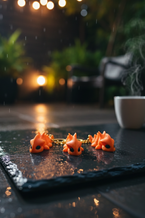 EmberDrake Mini-Guardian Keychain