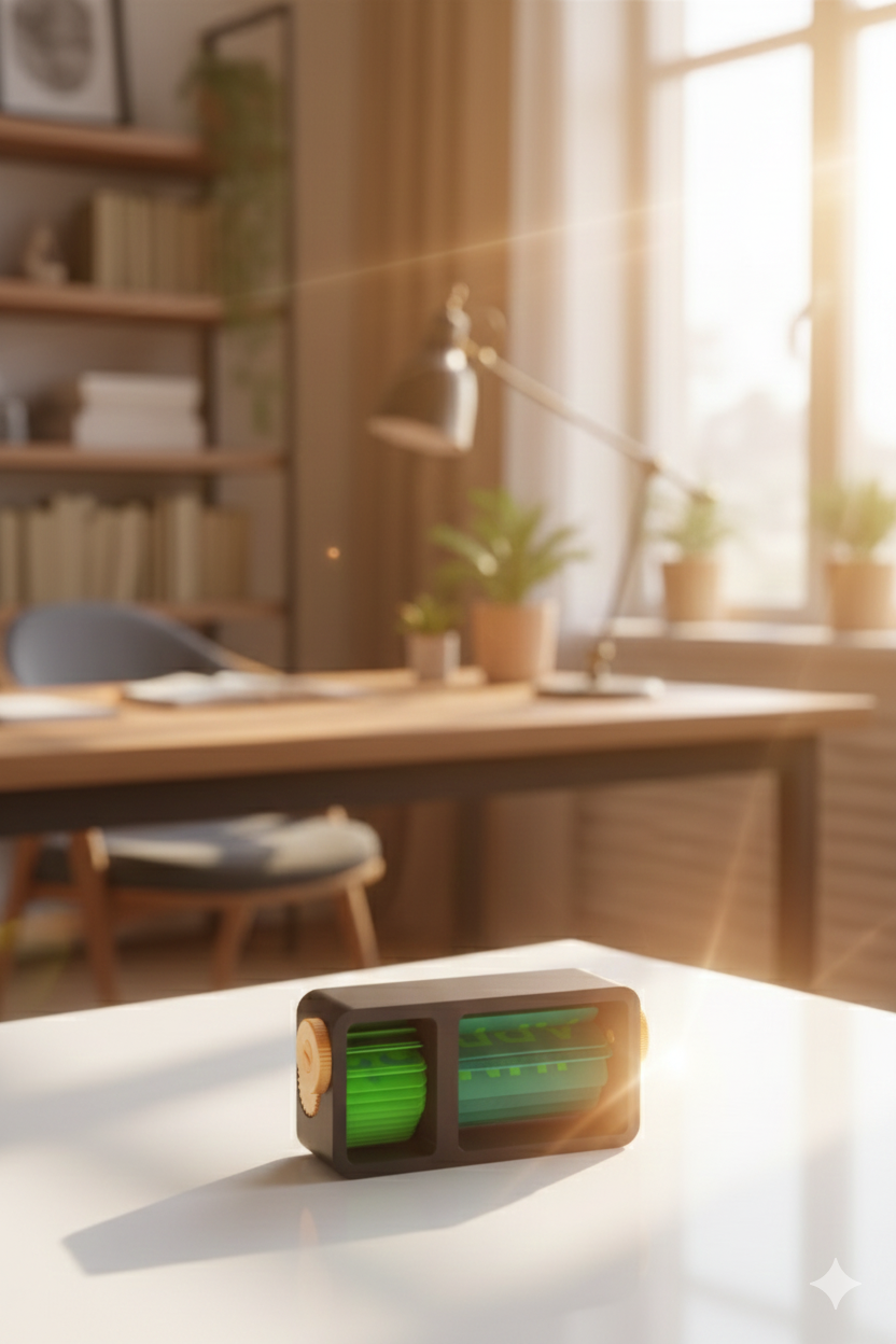 RetroFlip Mechanical Desk Calendar